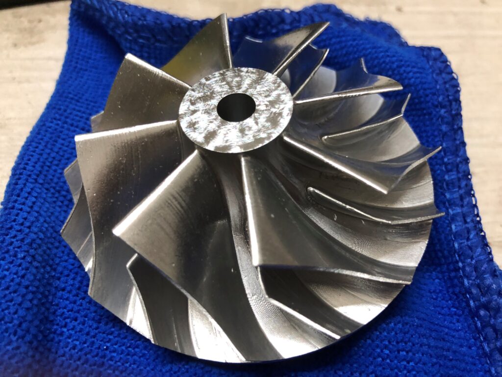 铝合金叶轮加工案例