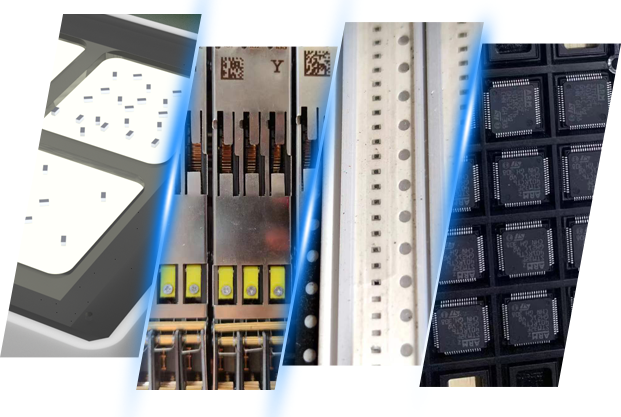 V6 Pro multi feeder system for desktop SMT machine supporting multiple component tape reels for efficient PCB assembly