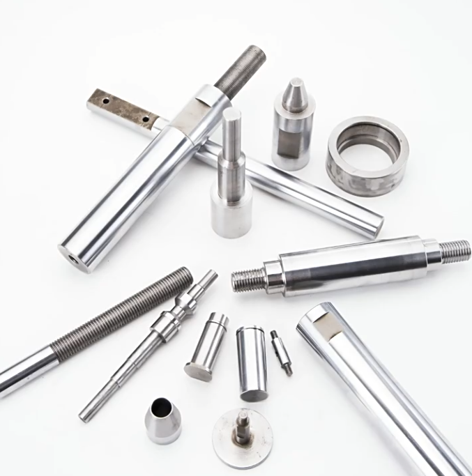 Precision CNC lathe machining of metal shaft component