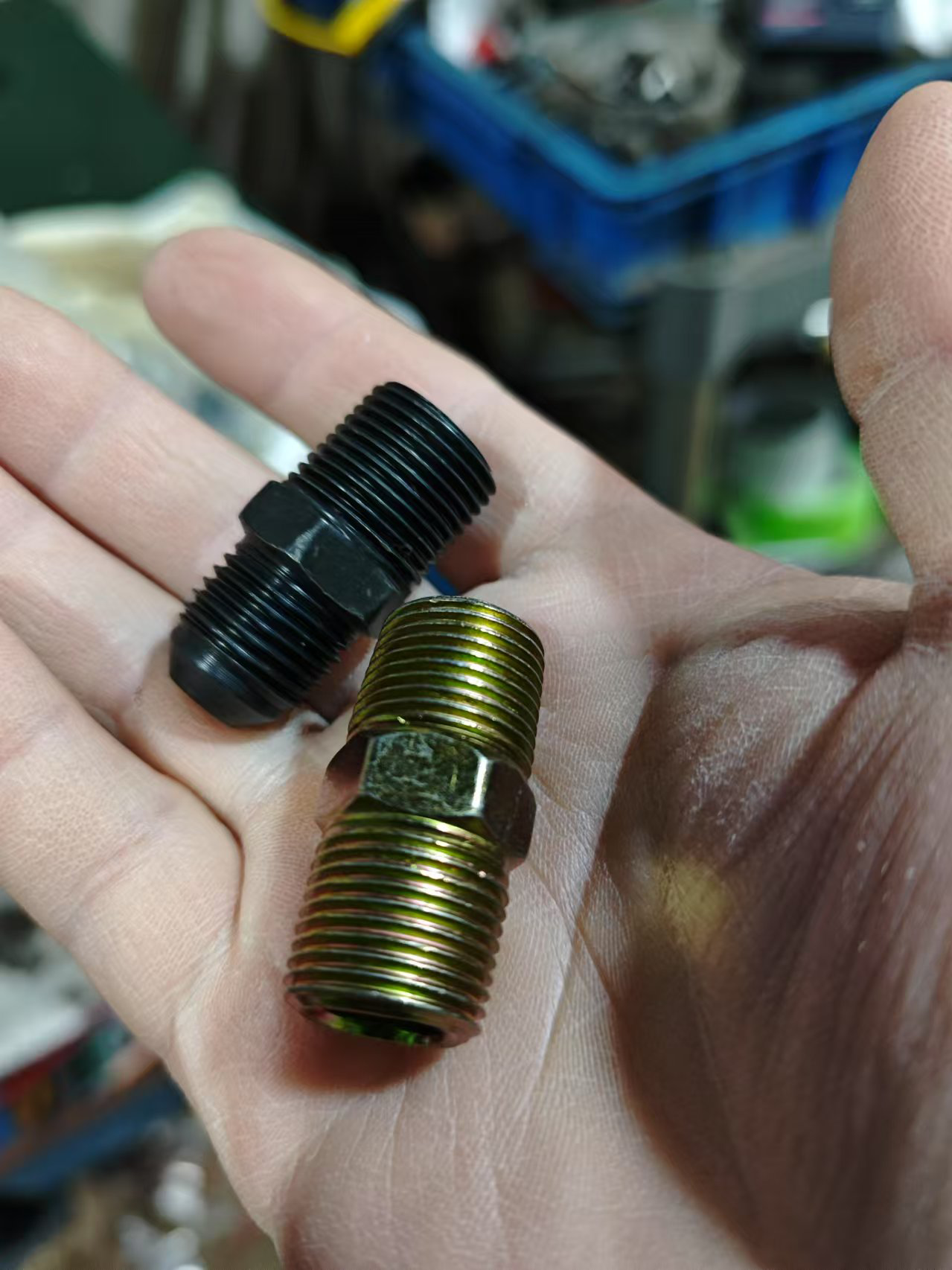 cnc turned metal connector