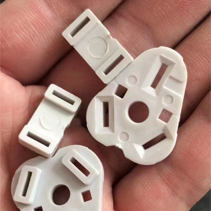 One-piece plug inner frame injection molded part made by desktop injection molding machine