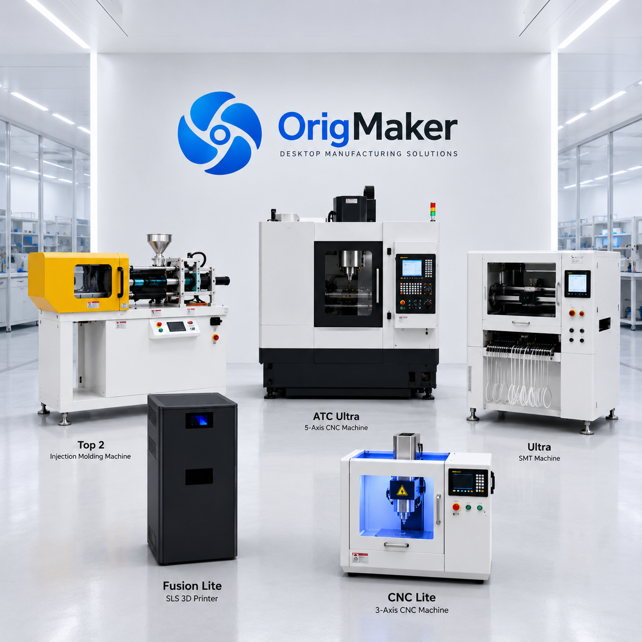 OrigMaker desktop manufacturing equipment